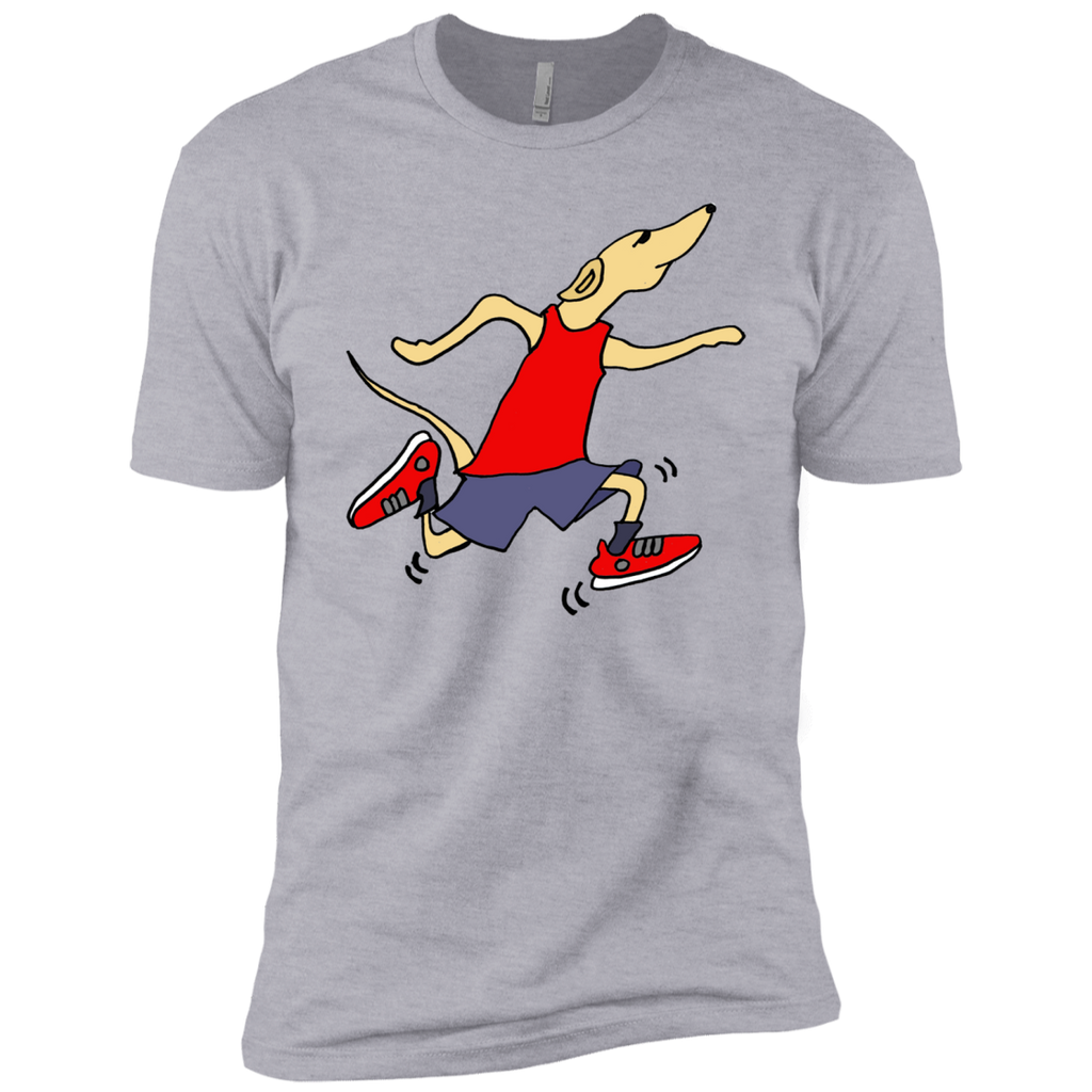 cool funny racing greyhound dog wearing running shorts and tank  T-Shirt