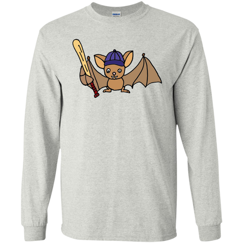 cool funny bat holding baseball bat T-Shirt