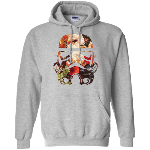 floral print stormtrooper T-Shirt