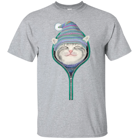 cat in the zip sweatshirt T-Shirt