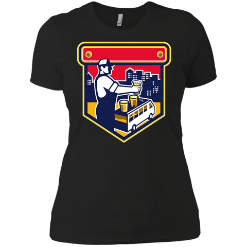 bartender beer city van crest retro T-Shirt