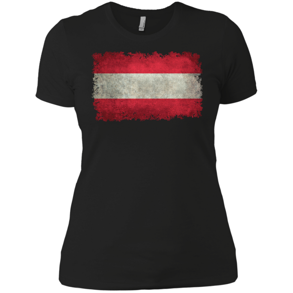flag of austria in vintage retro style T-Shirt