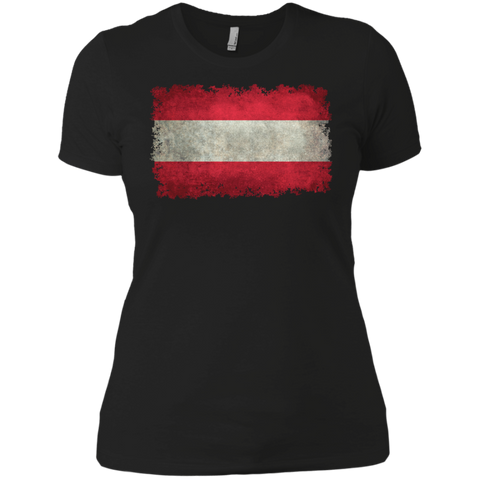 flag of austria in vintage retro style T-Shirt