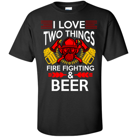firefighter and beer T-Shirt
