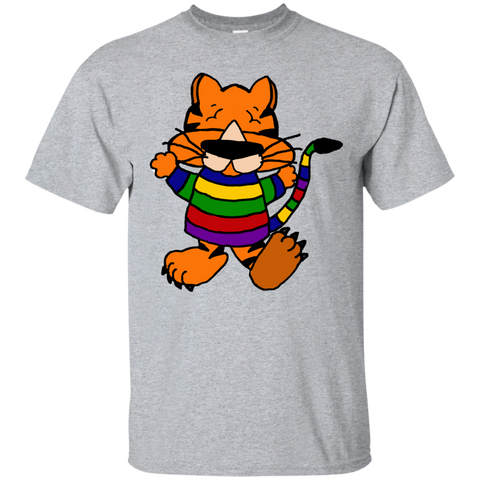 funny cute orange dancing tiger cat sweatshirt T-Shirt
