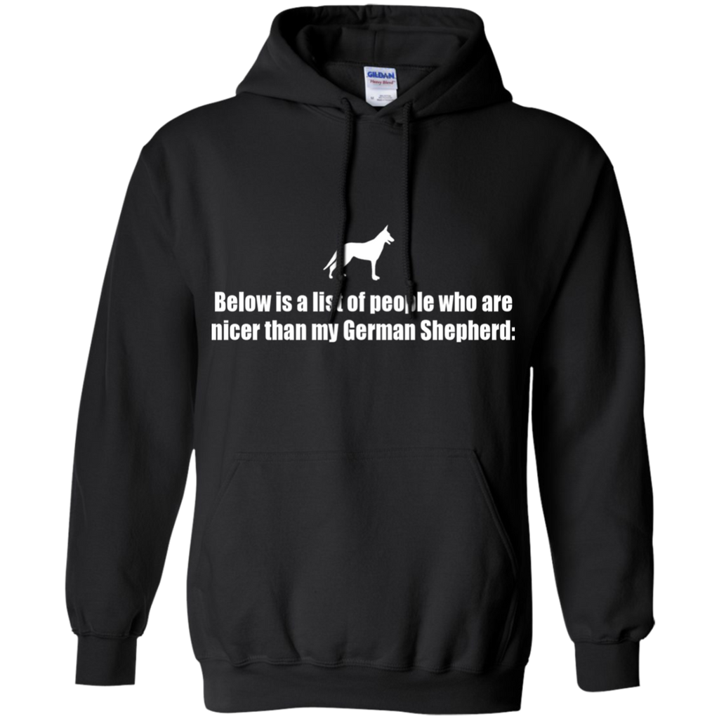 below is a list of people -german shepherd T-Shirt