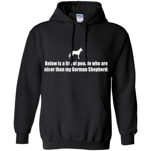 below is a list of people -german shepherd T-Shirt