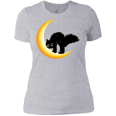 black cat on moon sweatshirt T-Shirt