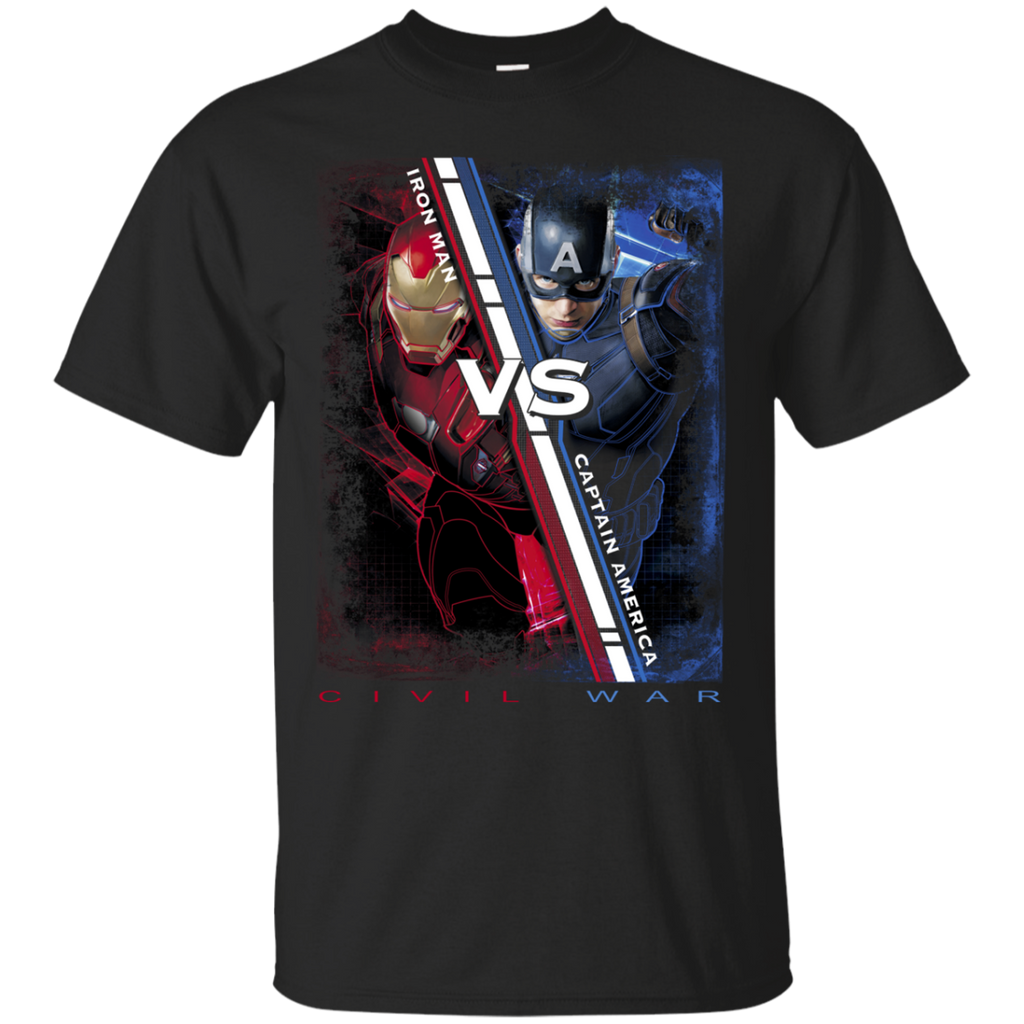 iron man vs captain america (1) T-Shirt