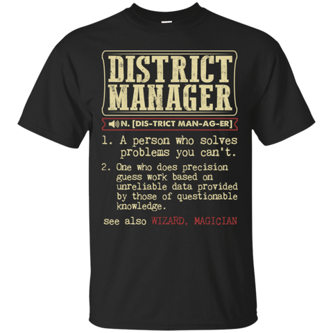district manager funny dictionary term T-Shirt