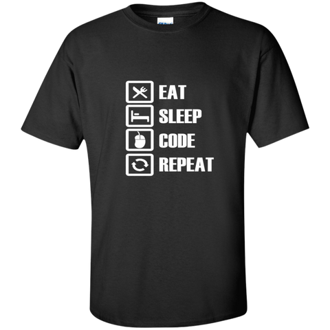 eat sleep code repeat T-Shirt