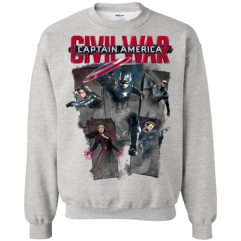 captain america civil war heroes T-Shirt