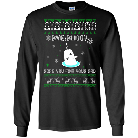 bye buddy hope you find your dad elf sweater, T-Shirt