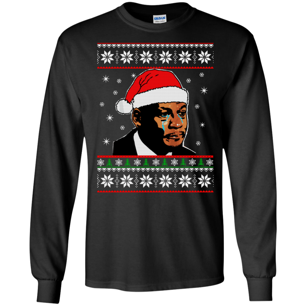 crying jordan christmas sweater, T-Shirt