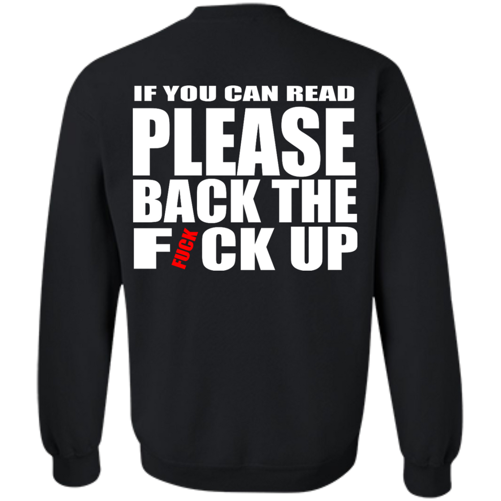 back the fvck up - motorcycle T-Shirt