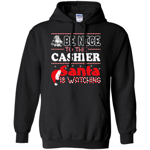 be nice to the cashier santa is watching - christmas T-Shirt