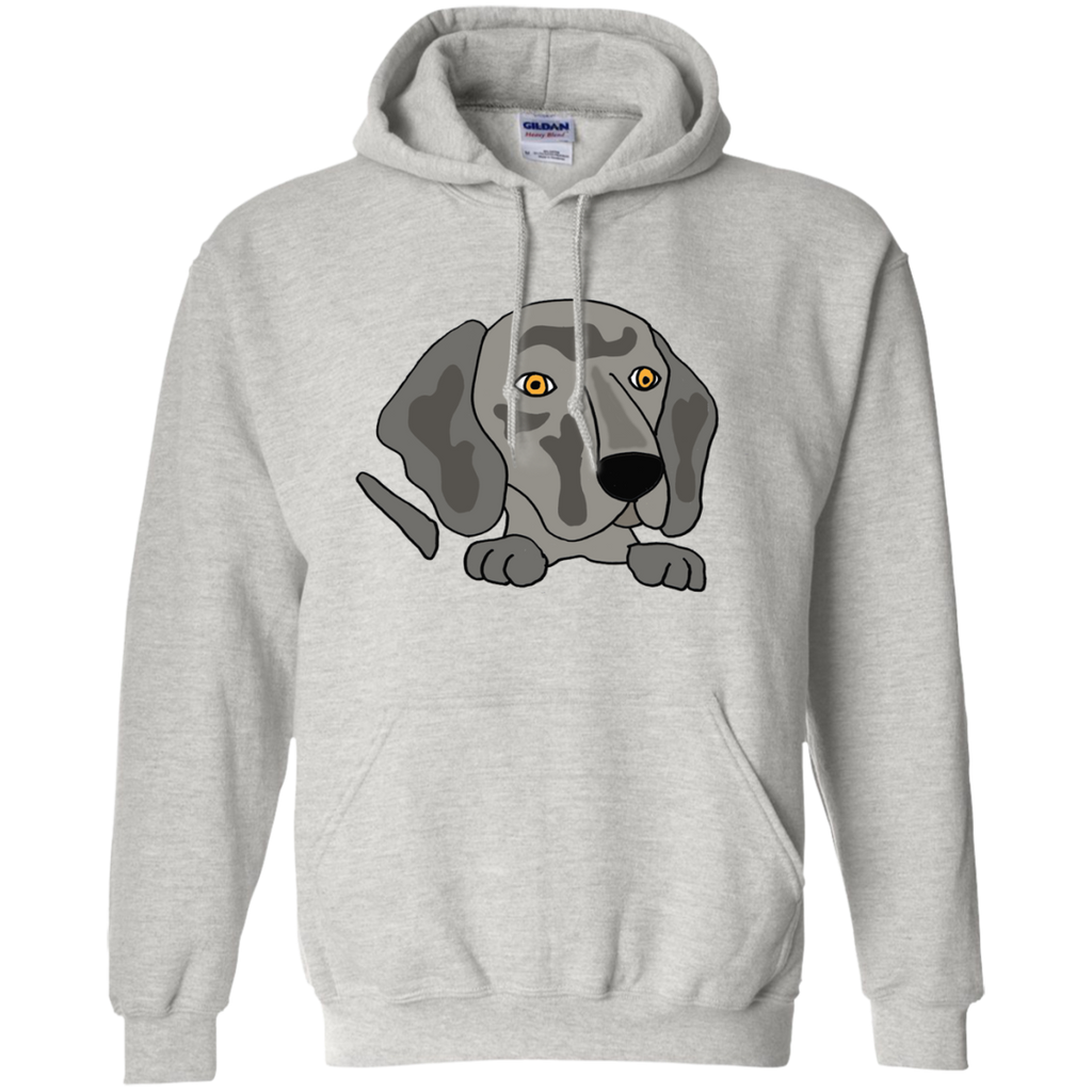 funny cute weimaraner puppy dog art T-Shirt