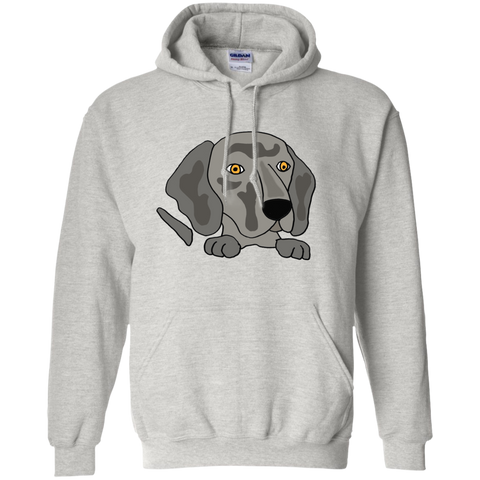 funny cute weimaraner puppy dog art T-Shirt