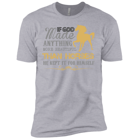 if god made anything more beautiful than horses  T-Shirt