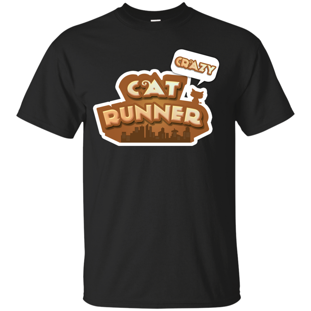 crazy cat runner T-Shirt