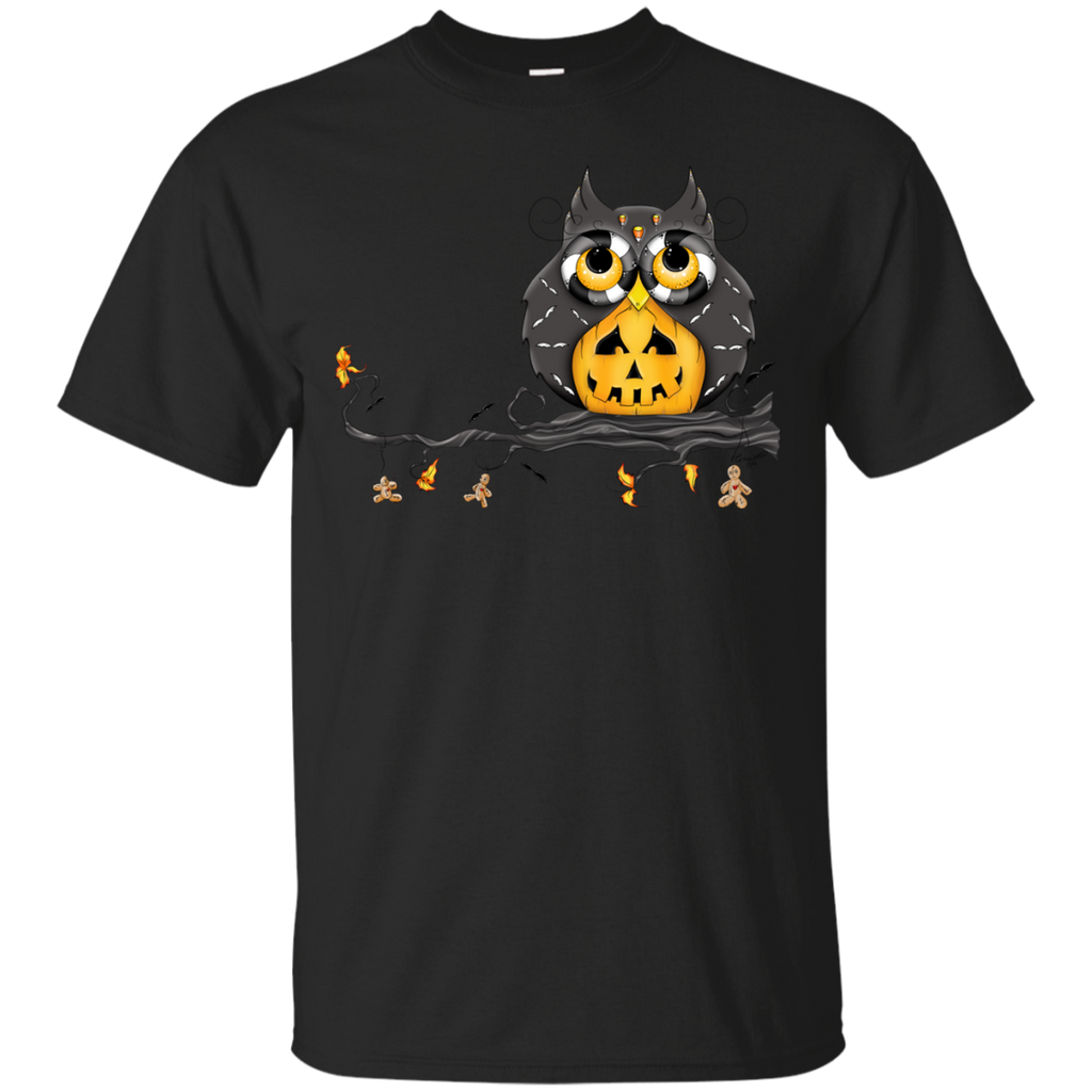 halloween owl T shirt Custom Ultra Cotton