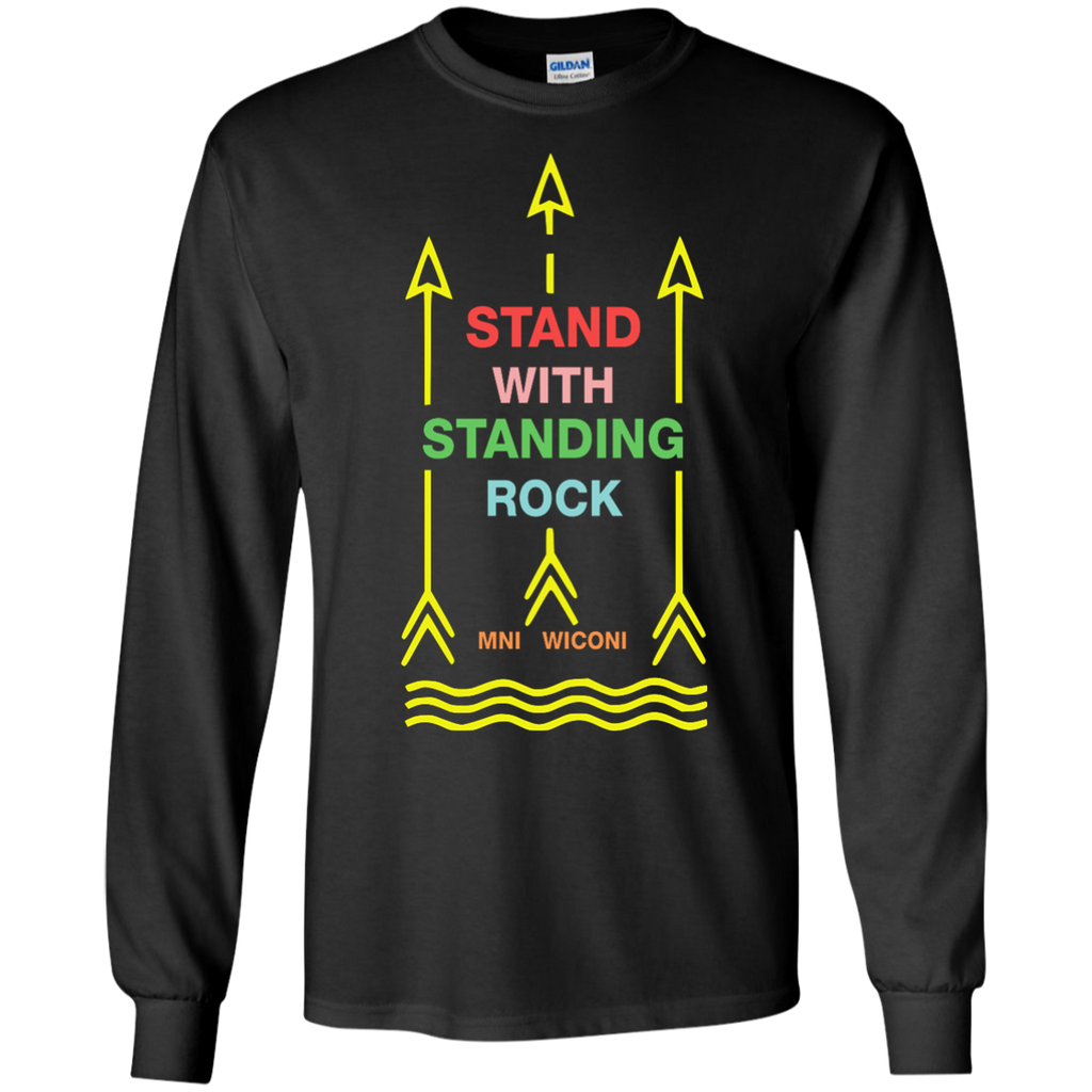 i stand with standing rock, mni wiconi T-Shirt