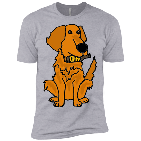 cool funny golden retriever dog with beer bottle T-Shirt