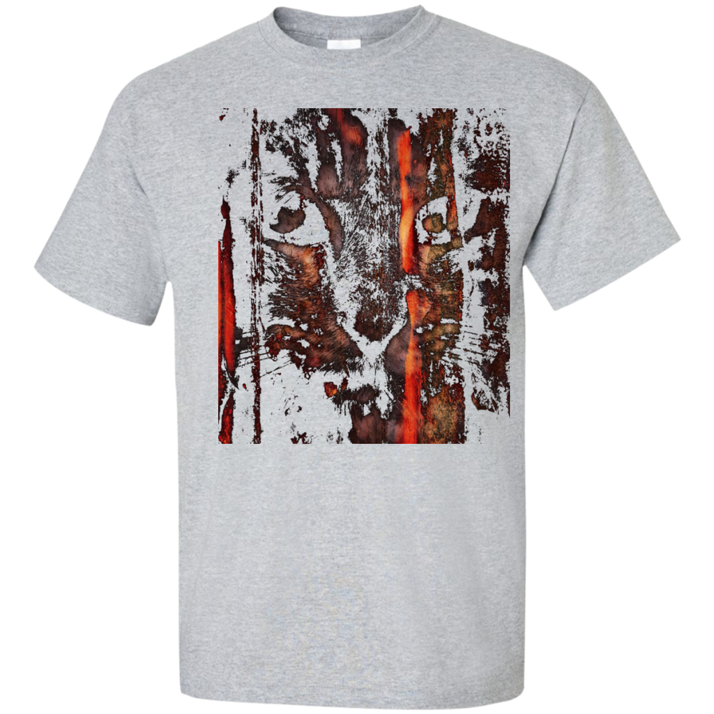 dark cat grunge t- T-Shirt