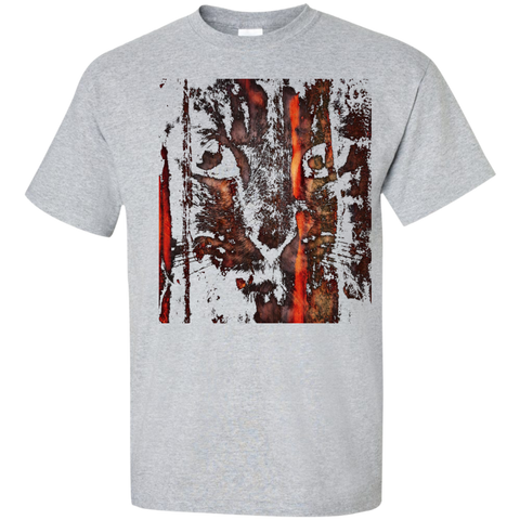 dark cat grunge t- T-Shirt