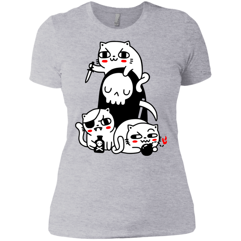 death is a cat person t- T-Shirt
