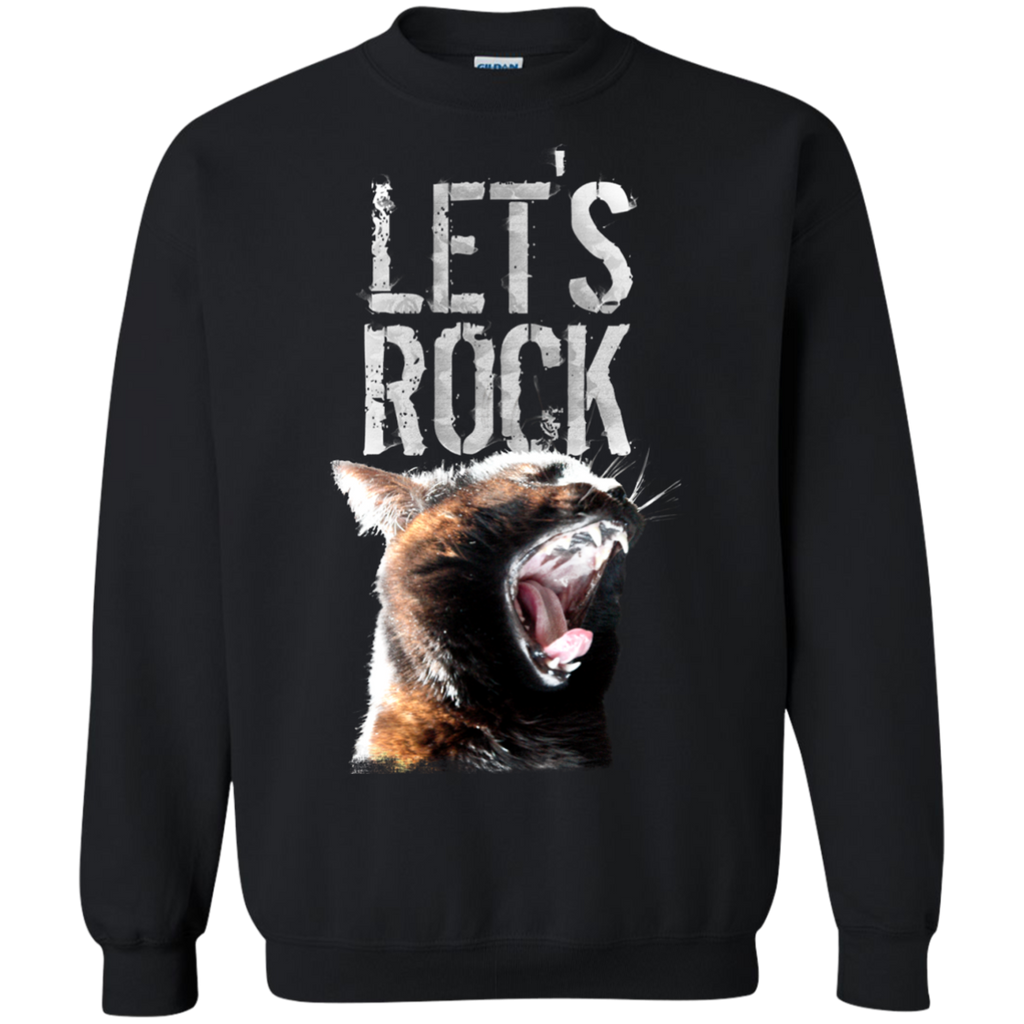 cat let's rock sweatshirt T-Shirt