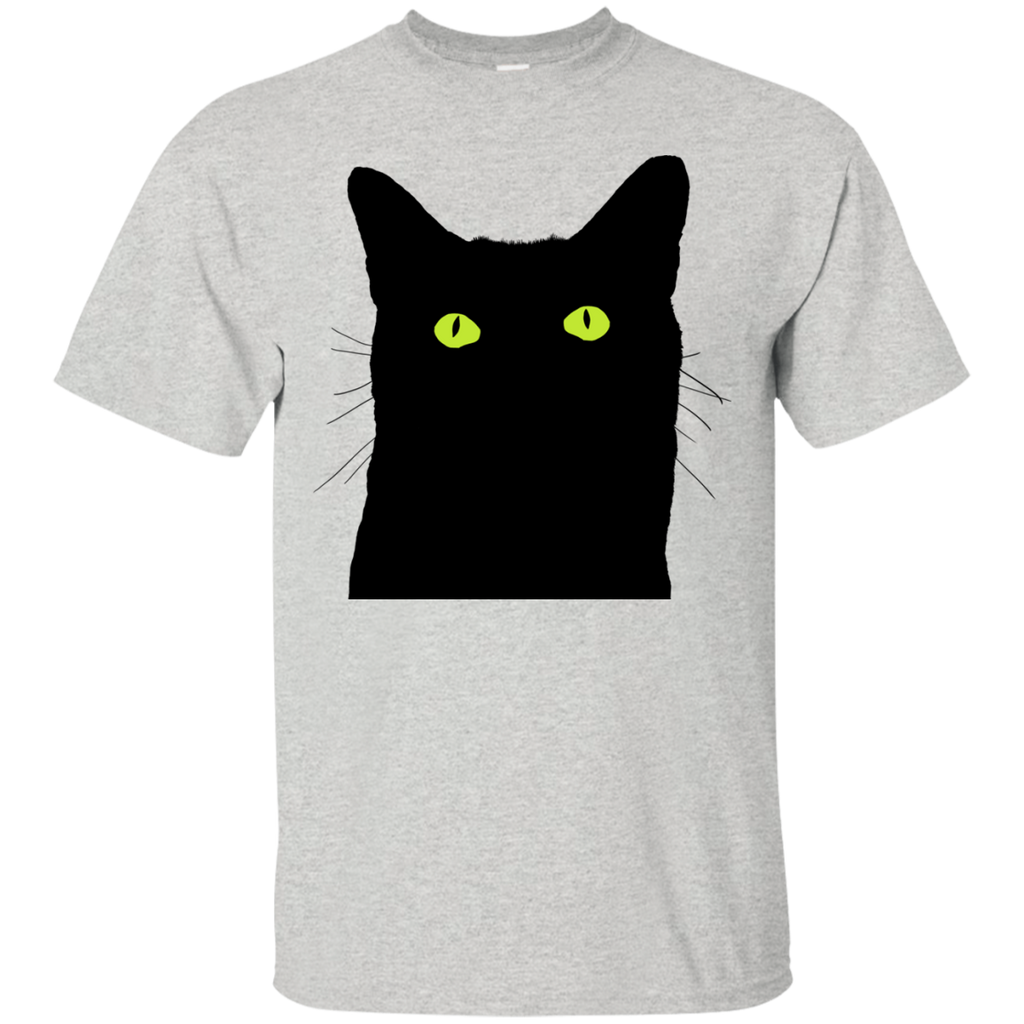 cat looking up matching family T-Shirt