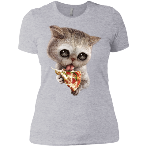 cat loves pizza sweatshirt T-Shirt