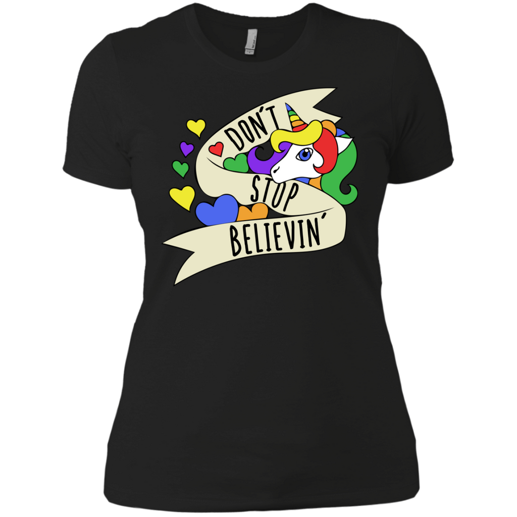 don't stop believin unicorns sweatshirt T-Shirt