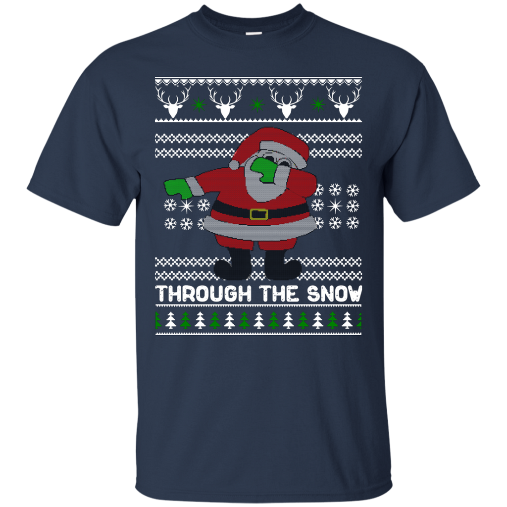 dabbing through the snow funny christmas sweater, T-Shirt