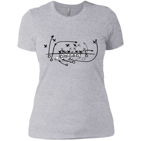 football soccer strategy play diagram T-Shirt