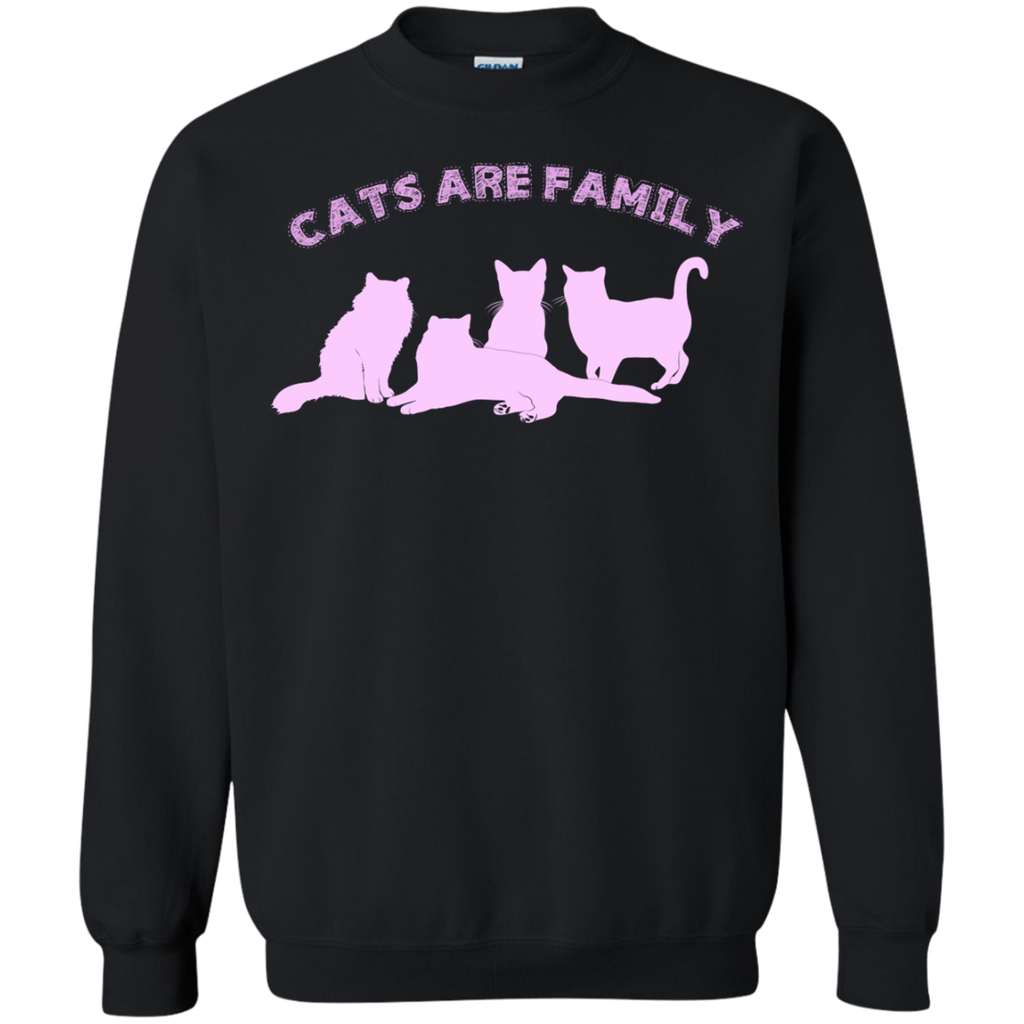 cats are family (pink) sweatshirt T-Shirt