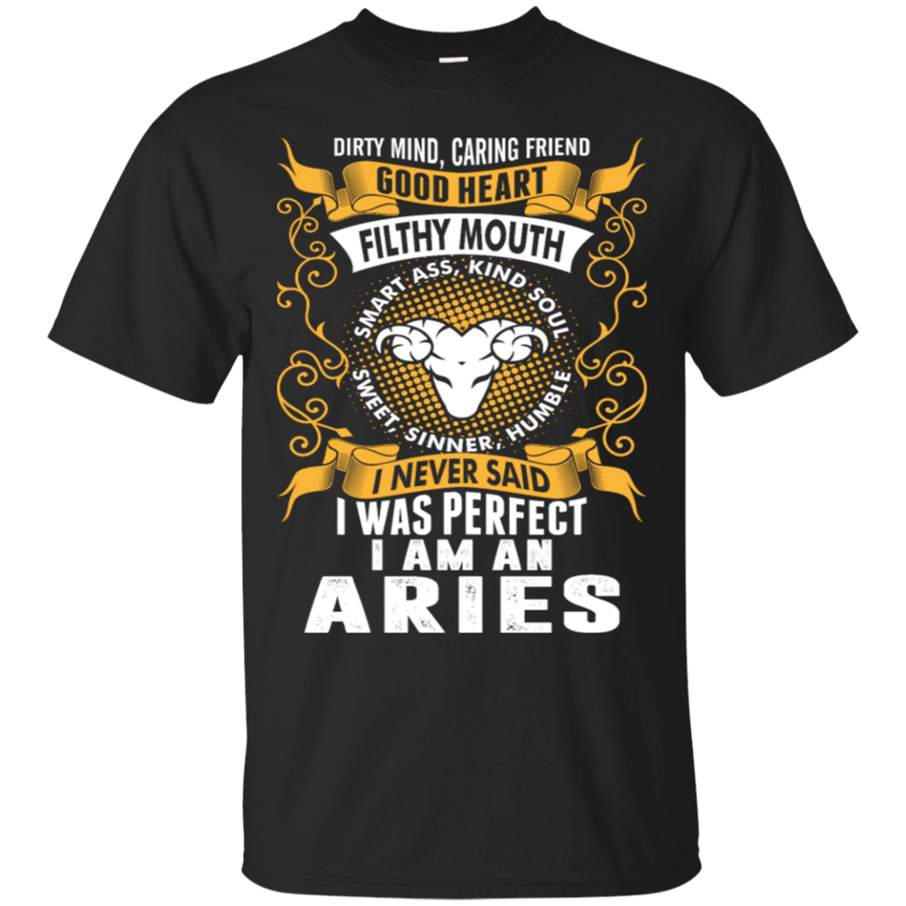 i was perfect i am an aries T-Shirt
