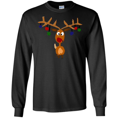 cool funny rudolph red nosed reindeer christmas art sweater T-Shirt