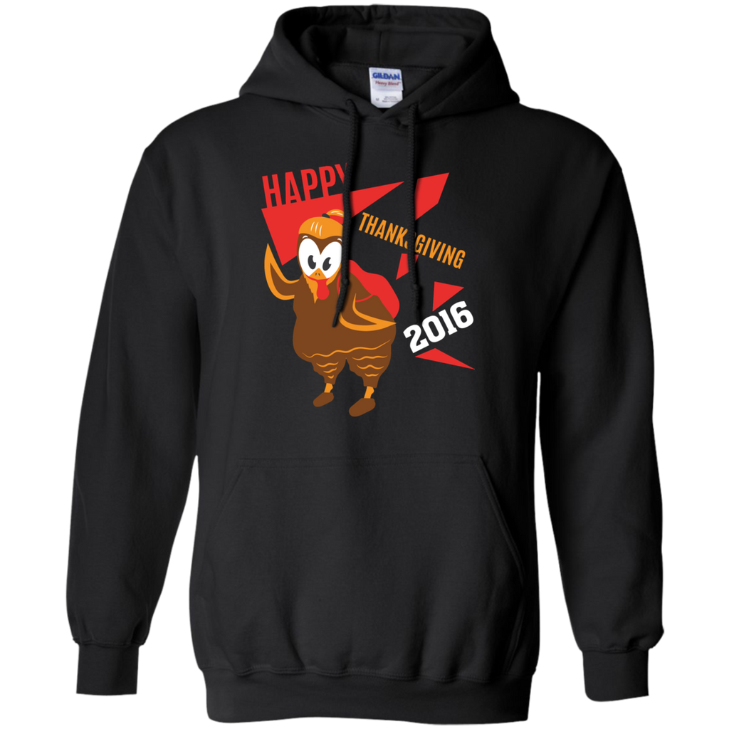 funny happy thanksgiving 2016 turkey face design T-Shirt
