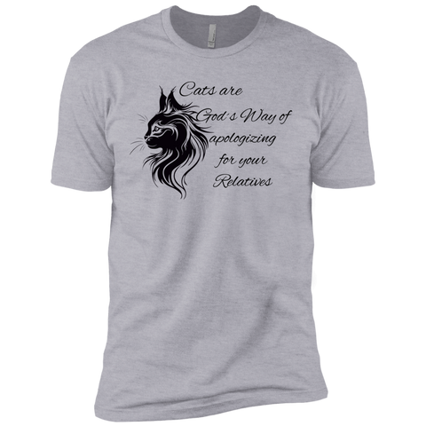 cats are god´s way of ...  T-Shirt