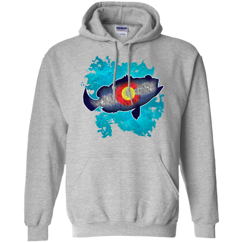 colorado flag bass fish splash T-Shirt