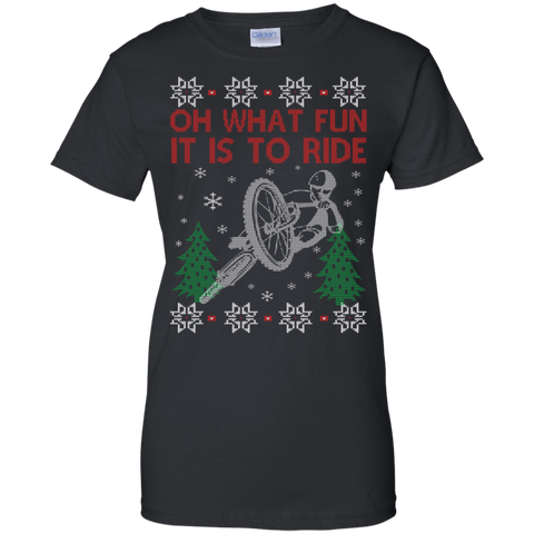 cycling christmas T-Shirt