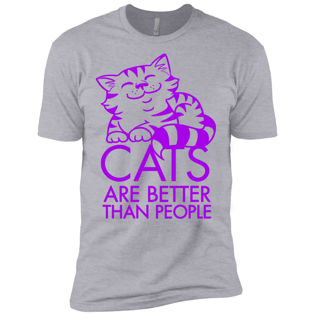 cats are better in purple sweatshirt T-Shirt