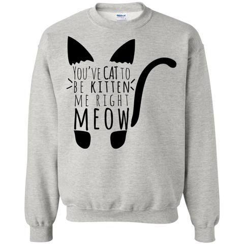 cat to be kitten me right meow text cat T-Shirt