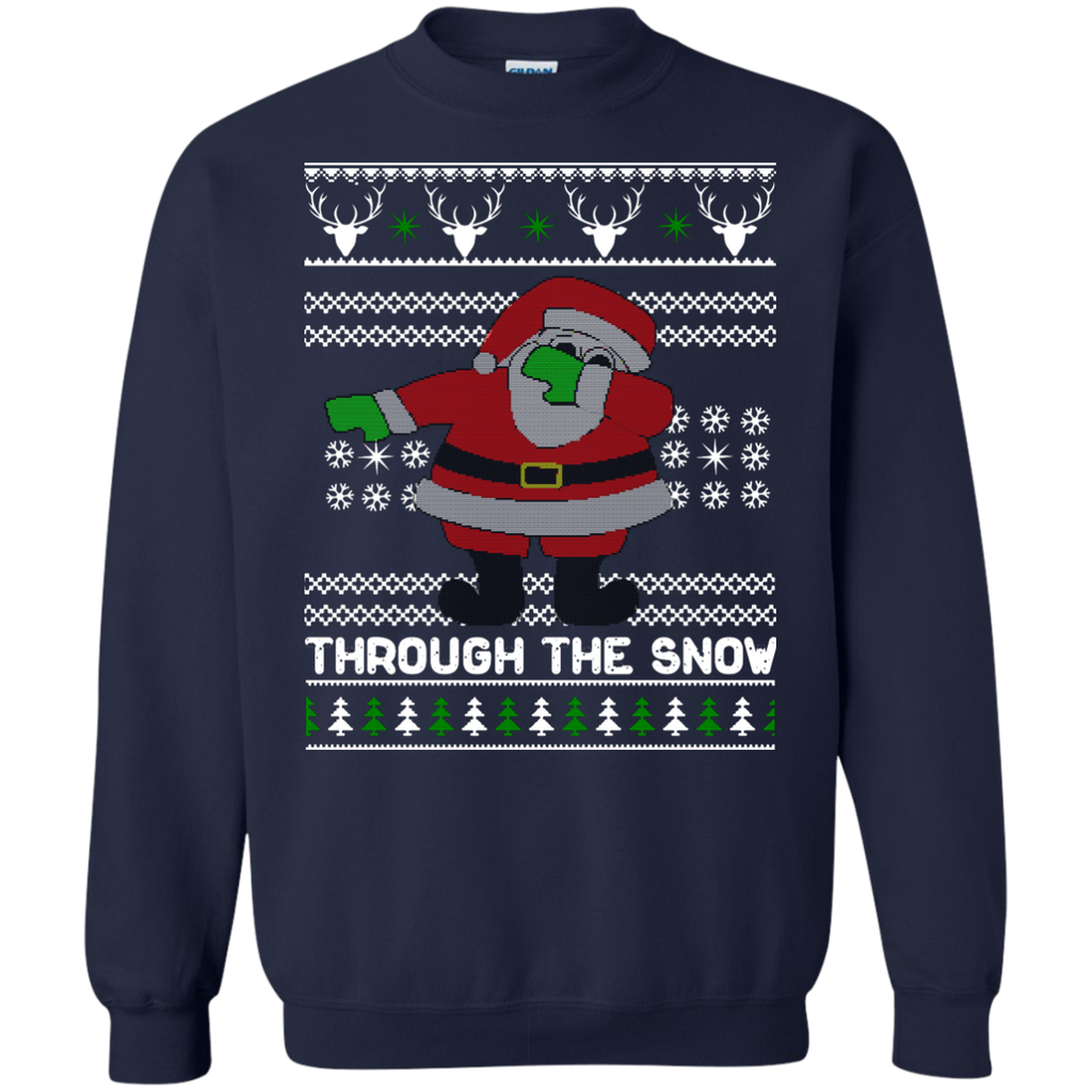 dabbing through the snow funny christmas sweater, T-Shirt