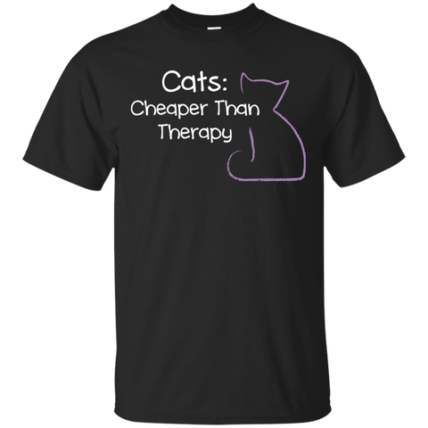 cats- cheaper than therapy sweatshirt T-Shirt