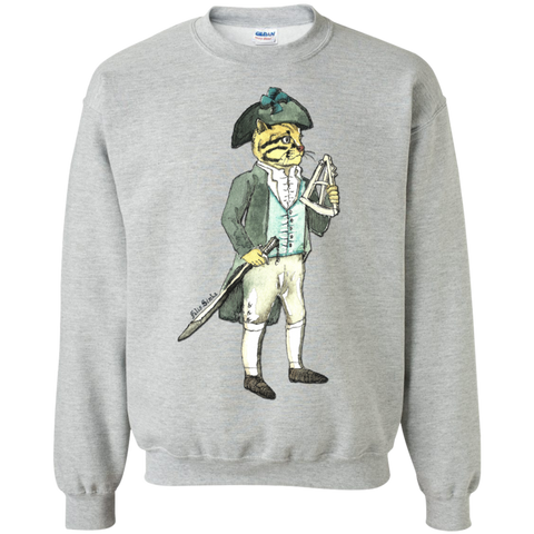 captain cat with a sword and sextant sweatshirt T-Shirt