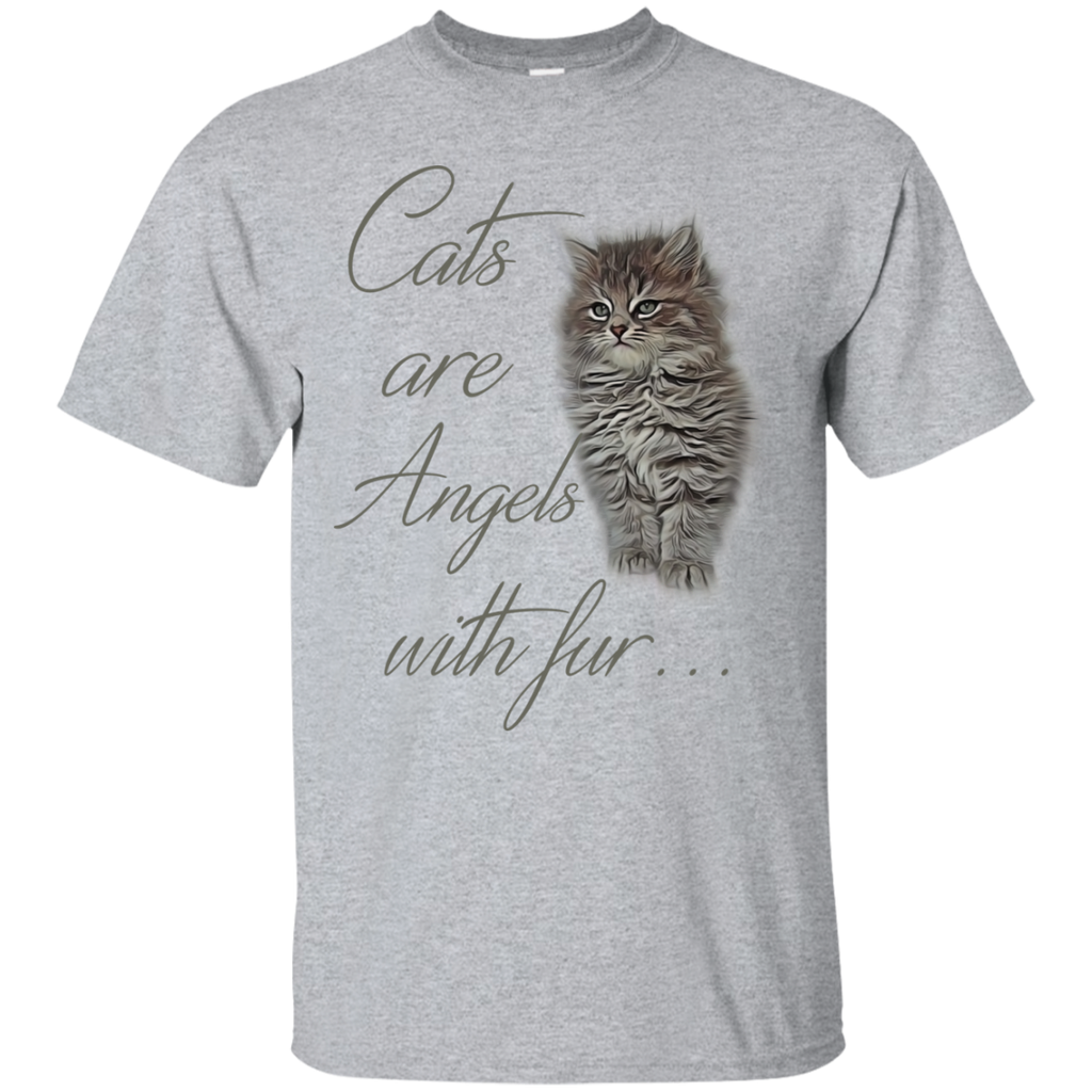 cats are angels with fur ... sweatshirt T-Shirt
