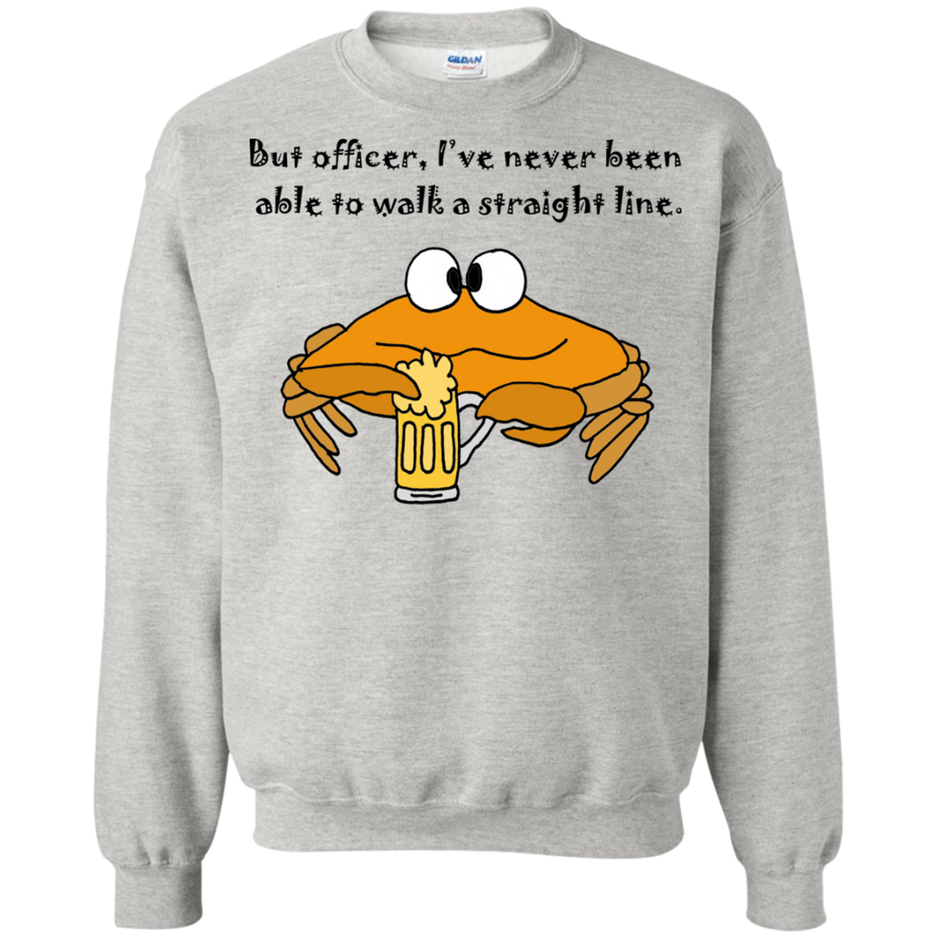 funny funky crab drinking beer cartoon T-Shirt